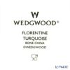 ウェッジウッド（Wedgwood） フロレンティーン ターコイズ プレート 18cm