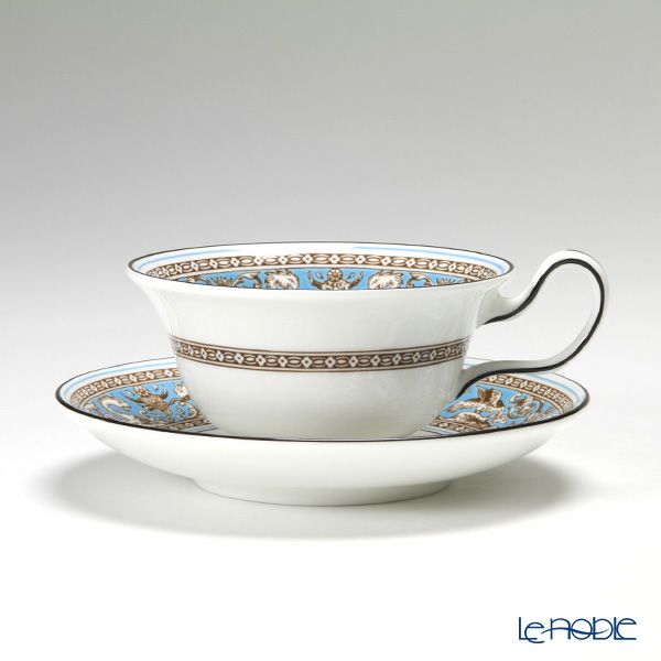 ウェッジウッド（Wedgwood） フロレンティーン ターコイズ ティーカップ＆ソーサー（ピオニー）200ml