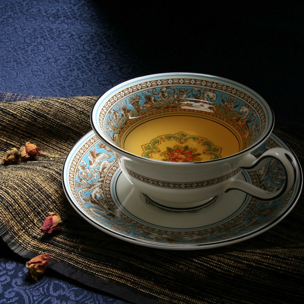 ウェッジウッド（Wedgwood） フロレンティーン ターコイズ ティーカップ＆ソーサー（ピオニー）200ml