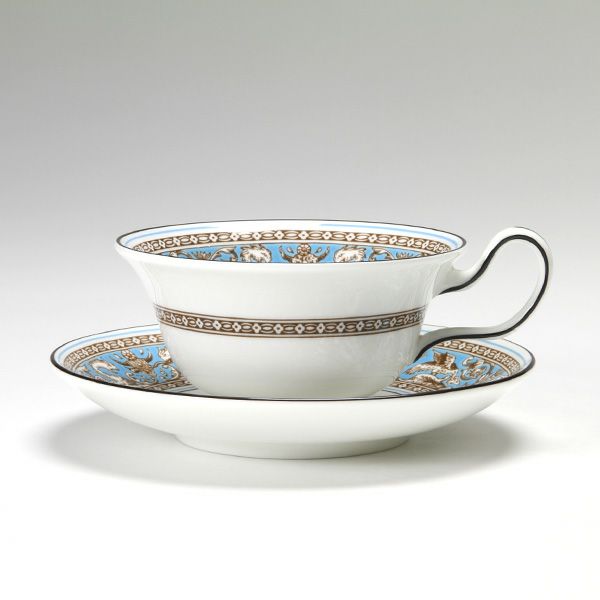 ウェッジウッド（Wedgwood） フロレンティーン ターコイズ ティーカップ＆ソーサー（ピオニー）200ml