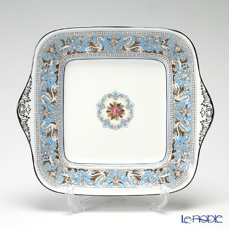 ウェッジウッド（Wedgwood） フロレンティーン ターコイズ ブレッド＆バタープレート 27cm