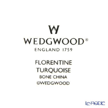 ウェッジウッド（Wedgwood） フロレンティーン ターコイズ ブレッド＆バタープレート 27cm