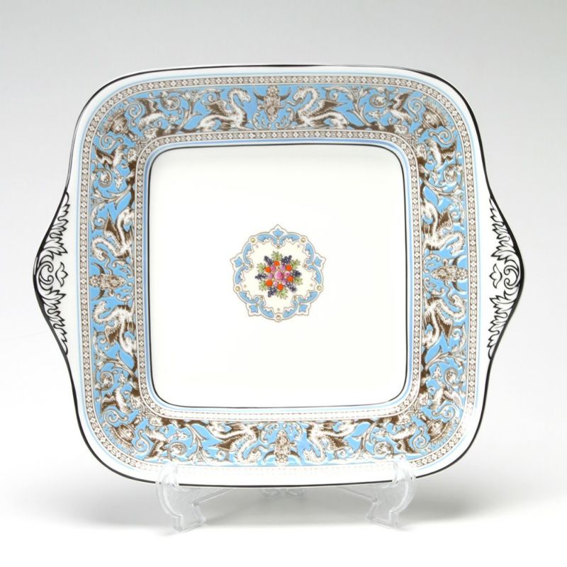 ウェッジウッド（Wedgwood） フロレンティーン ターコイズ ブレッド＆バタープレート 27cm