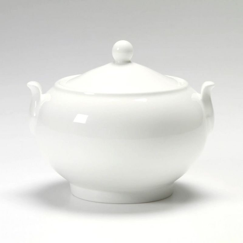 ウェッジウッド（Wedgwood） ホワイトチャイナ シュガーボックス（ティー） L 9cm