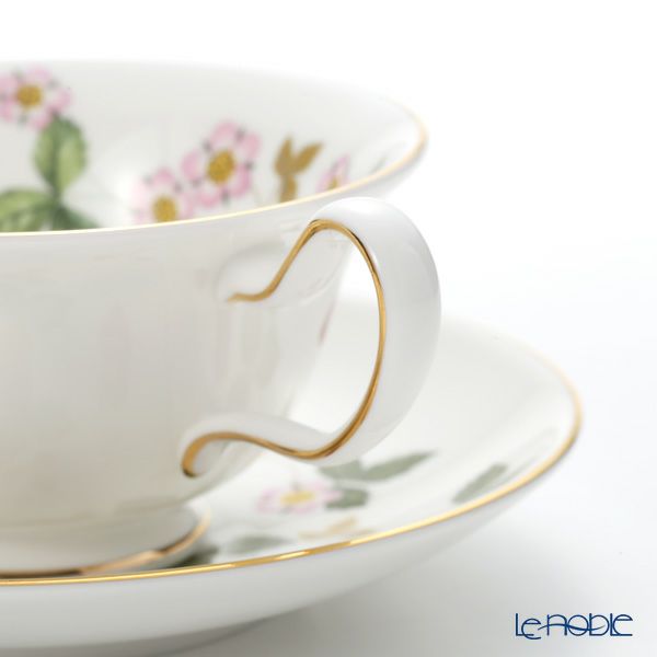 ウェッジウッド（Wedgwood） ワイルドストロベリー ティーカップ＆ソーサー（ピオニー）200ml