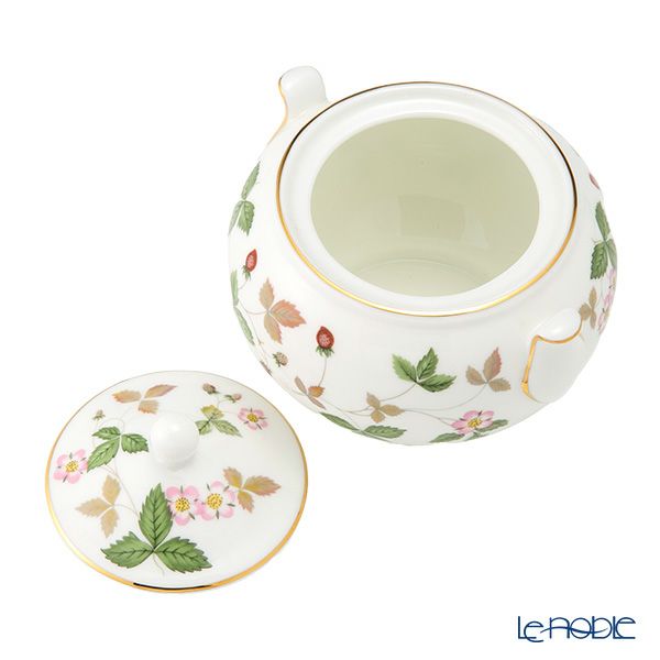 ウェッジウッド（Wedgwood） ワイルドストロベリー シュガーボックス（ティー） L 9cm