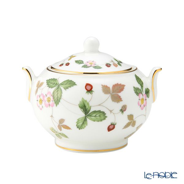 ウェッジウッド（Wedgwood） ワイルドストロベリー シュガーボックス（ティー） S 8cm