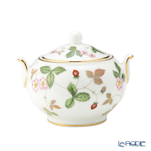 ウェッジウッド（Wedgwood） ワイルドストロベリー シュガーボックス（ティー） S 8cm