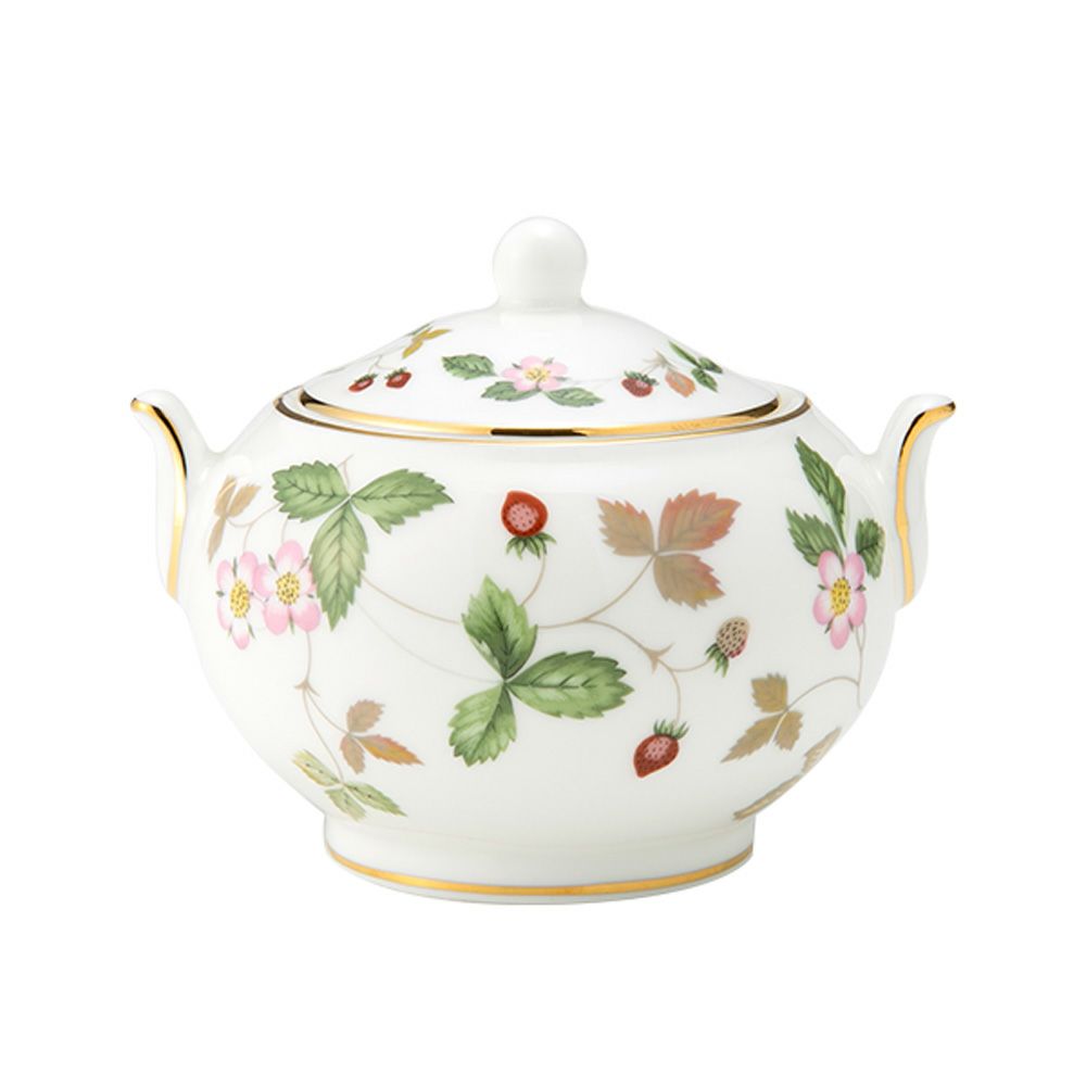 ウェッジウッド（Wedgwood） ワイルドストロベリー シュガーボックス（ティー） S 8cm