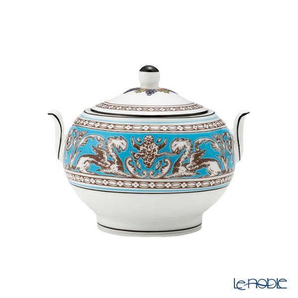 ウェッジウッド（Wedgwood） フロレンティーン ターコイズ シュガーボックス（ティー） S 8cm