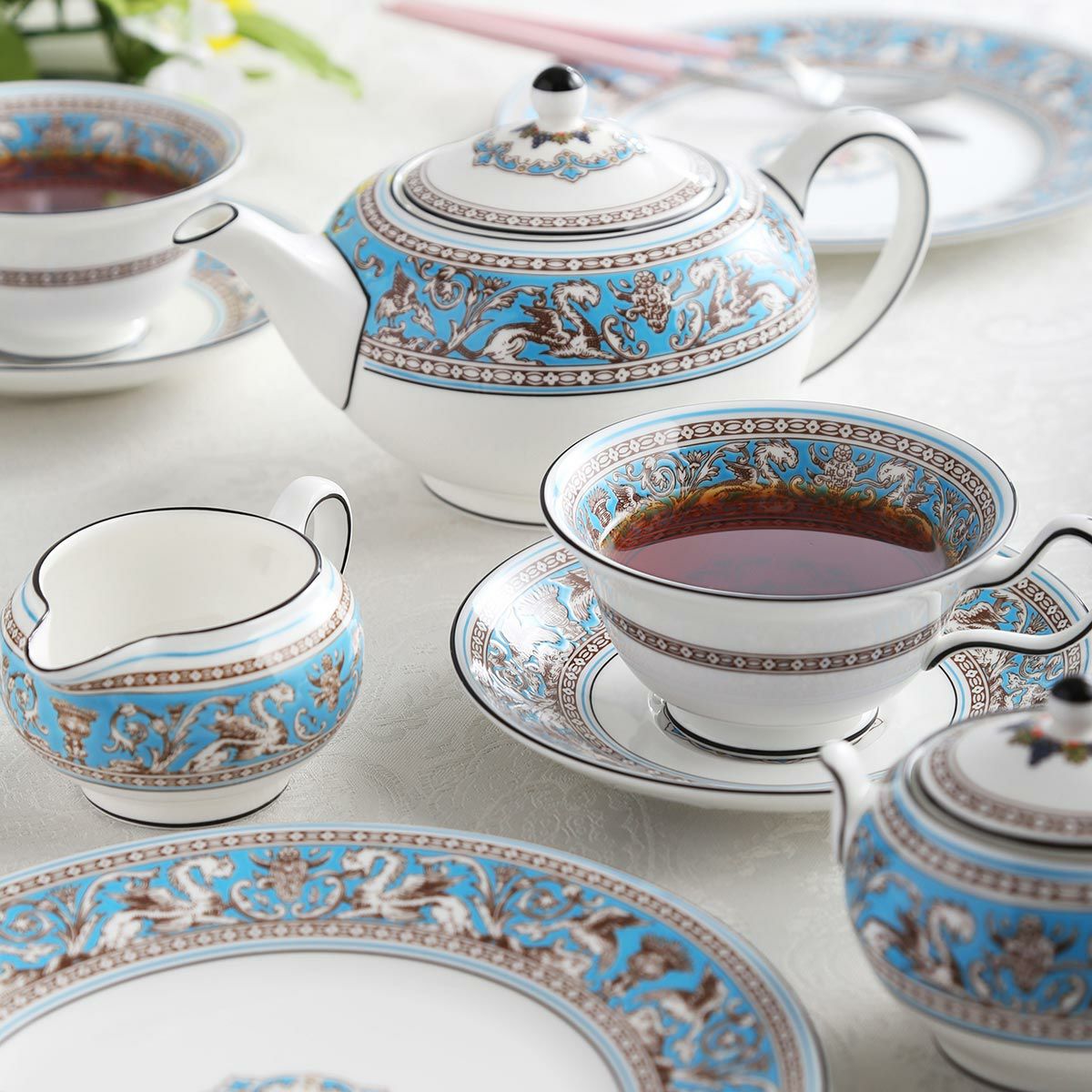 ウェッジウッド（Wedgwood） フロレンティーン ターコイズ クリーマー（ティー） S 150ml