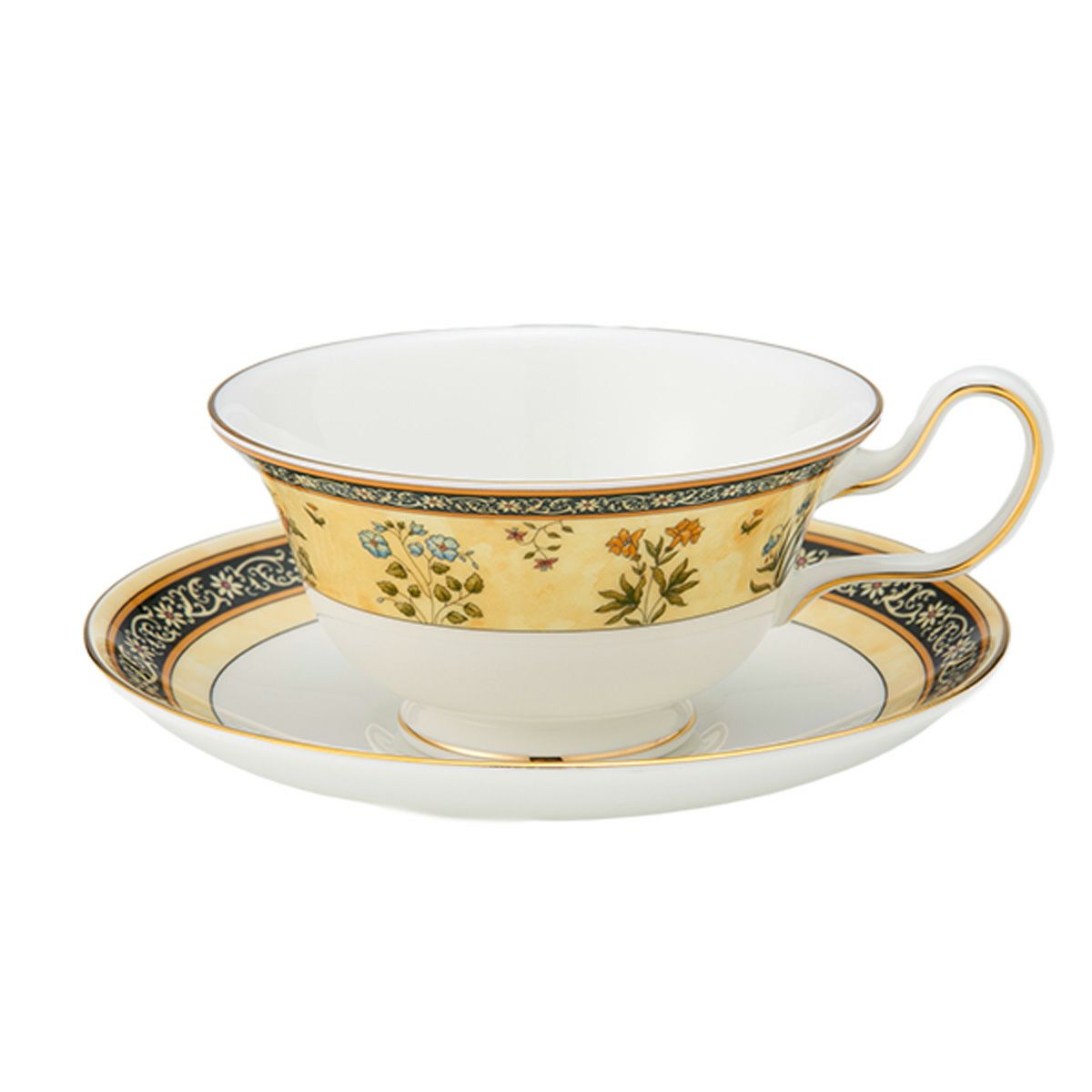 ウェッジウッド（Wedgwood） インディア ティーカップ＆ソーサー（ピオニー）