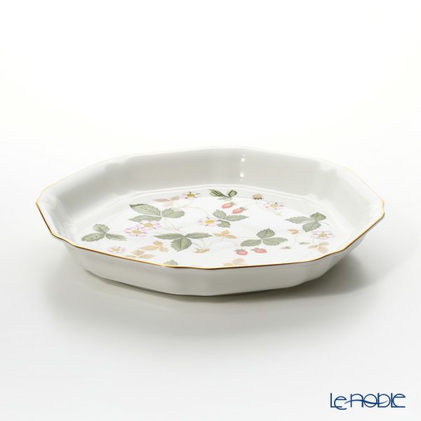 ウェッジウッド（Wedgwood） ワイルドストロベリー オクタゴナルディッシュ L 24cm