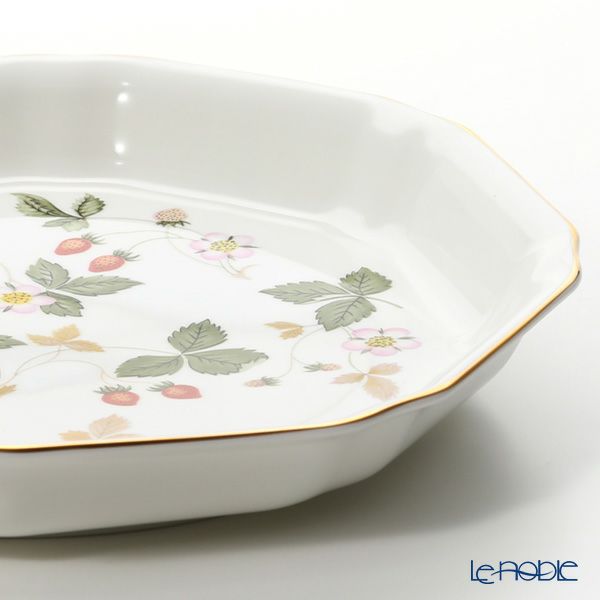 ウェッジウッド（Wedgwood） ワイルドストロベリー オクタゴナルディッシュ L 24cm