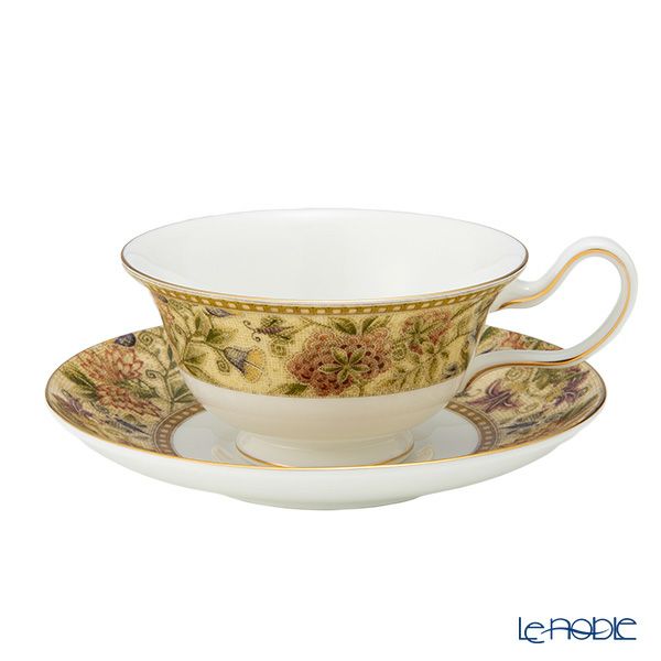 ウェッジウッド（Wedgwood） フローラルタペストリー ティーカップ＆ソーサー（ピオニー）