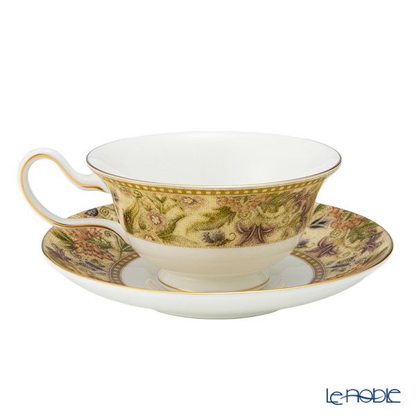 ウェッジウッド（Wedgwood） フローラルタペストリー ティーカップ＆ソーサー（ピオニー）