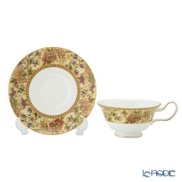 ウェッジウッド（Wedgwood） フローラルタペストリー ティーカップ＆ソーサー（ピオニー）