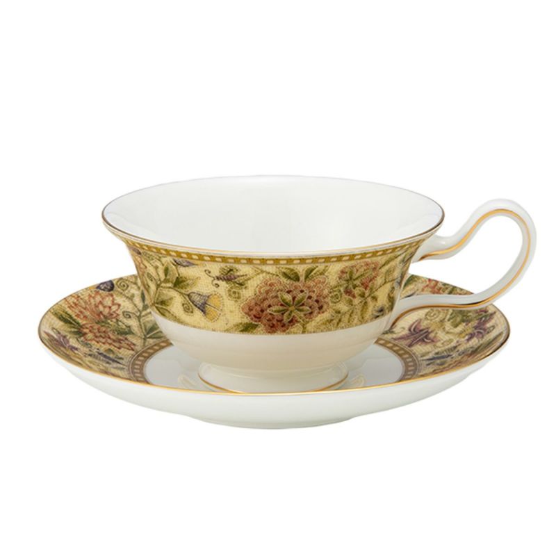 ウェッジウッド（Wedgwood） フローラルタペストリー ティーカップ＆ソーサー（ピオニー）