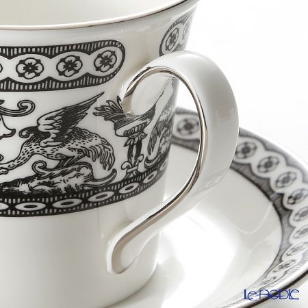 ウェッジウッド（Wedgwood） コントラスト フロレンティーン コーヒーカップ＆ソーサー（デルフィ） 80ml