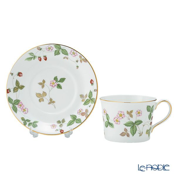 ウェッジウッド（Wedgwood） ワイルドストロベリー ティーカップ＆ソーサー（デルフィ）200ml