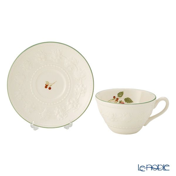 ウェッジウッド（Wedgwood） フェスティビティ ティーカップ＆ソーサー 160ml（ラズベリー）