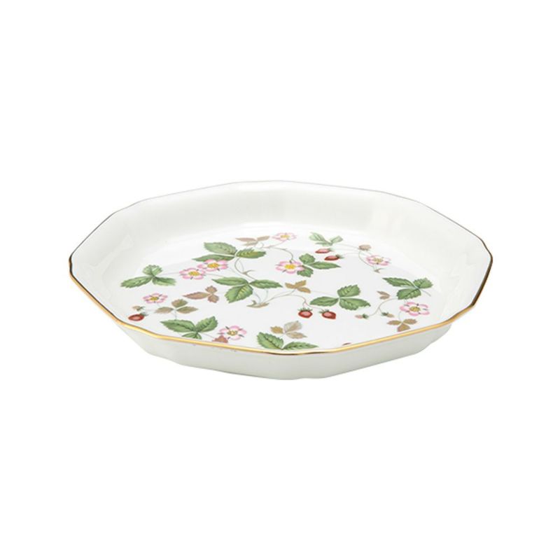 ウェッジウッド（Wedgwood） ワイルドストロベリー オクタゴナルディッシュ S 18cm