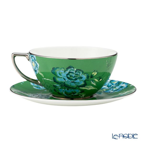 ウェッジウッド（Wedgwood） ジャスパーコンラン シノワズリ ティーカップ＆ソーサー 300ml（グリーン）