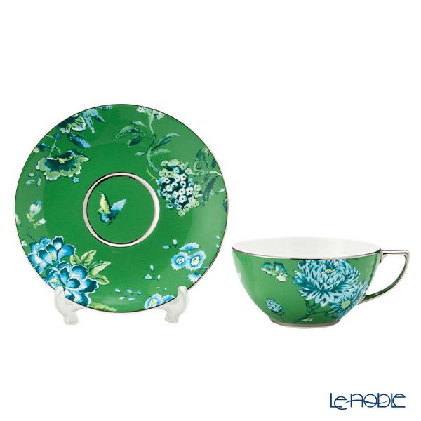ウェッジウッド（Wedgwood） ジャスパーコンラン シノワズリ ティーカップ＆ソーサー 300ml（グリーン）