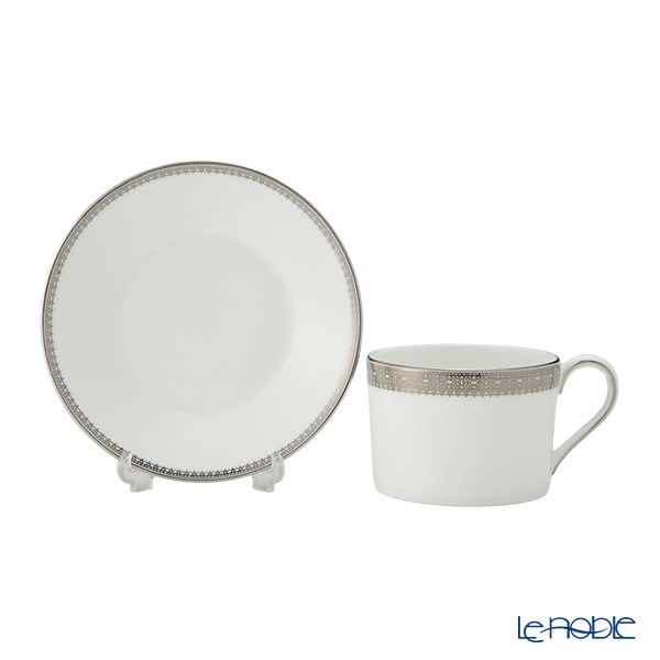 ウェッジウッド（Wedgwood） ヴェラ・ウォン ヴェラレース プラチナ ティーカップ＆ソーサー
