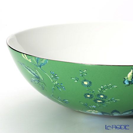 ウェッジウッド（Wedgwood） ジャスパーコンラン シノワズリ サービングボウル 30cm（グリーン）