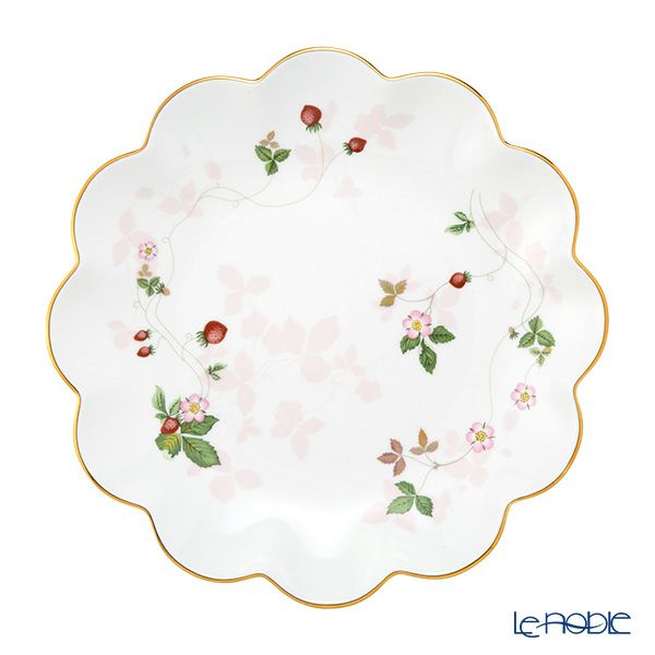ウェッジウッド（Wedgwood） ワイルドストロベリー ペタルトレイ 24cm