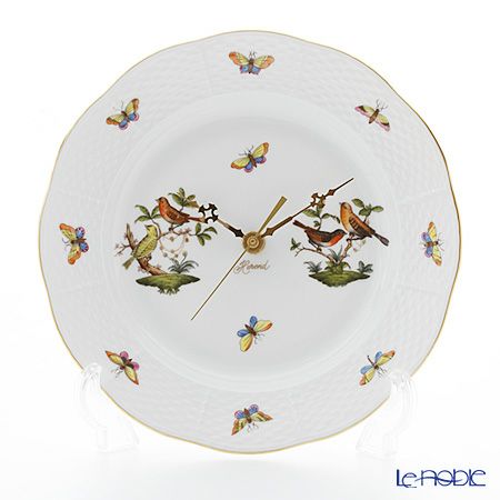 ヘレンド ロスチャイルドバード 00507-0-47 ウォールクロック 23cm