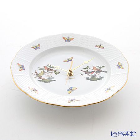 ヘレンド ロスチャイルドバード 00507-0-47 ウォールクロック 23cm