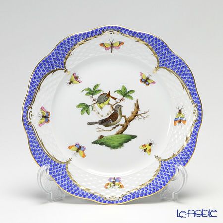 ヘレンド ロスチャイルドバード ブルースケール ROEB-1 00517-0-00 プレート 19cm