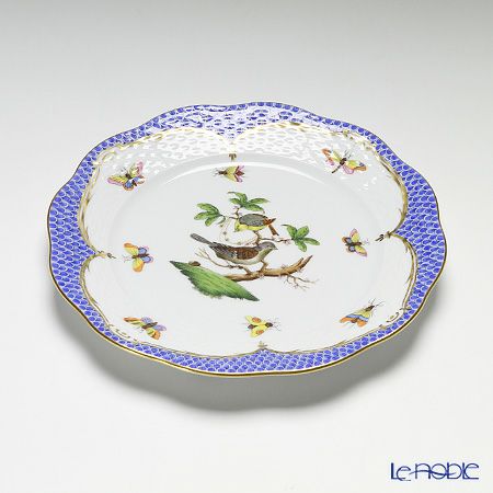 ヘレンド ロスチャイルドバード ブルースケール ROEB-1 00517-0-00 プレート 19cm
