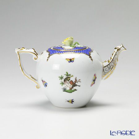 ヘレンド ロスチャイルドバード ブルースケール ROEB 00606-0-09 ティーポット ローズ 800ml