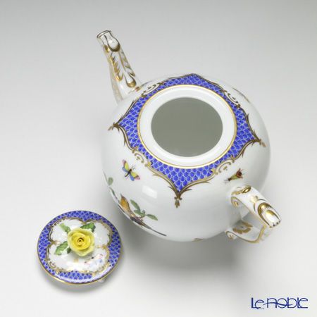 ヘレンド ロスチャイルドバード ブルースケール ROEB 00606-0-09 ティーポット ローズ 800ml