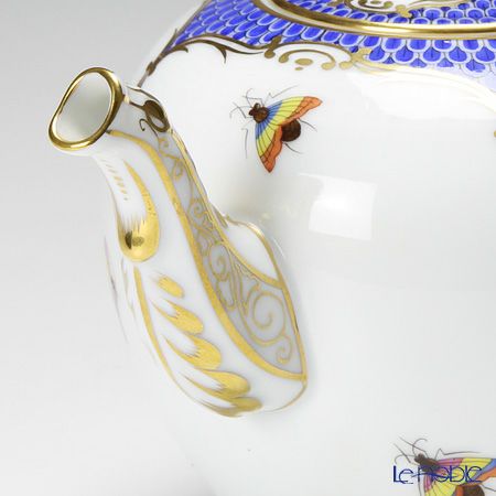 ヘレンド ロスチャイルドバード ブルースケール ROEB 00606-0-09 ティーポット ローズ 800ml