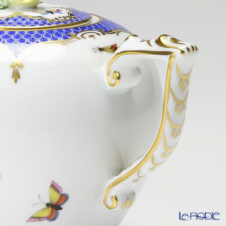 ヘレンド ロスチャイルドバード ブルースケール ROEB 00606-0-09 ティーポット ローズ 800ml