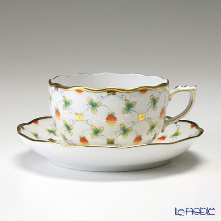 ヘレンド ストロベリーコンポジション FLT 00724-0-00／724 ティーカップ＆ソーサー 200ml