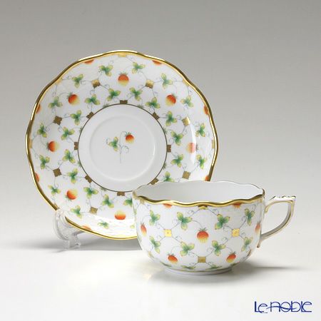 ヘレンド ストロベリーコンポジション FLT 00724-0-00／724 ティーカップ＆ソーサー 200ml