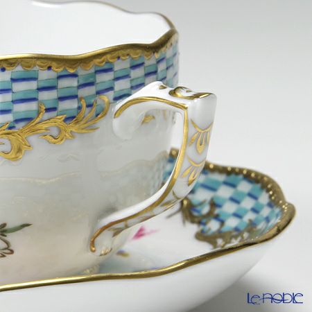 ヘレンド ターコイズエンブレム CBTA 00724-0-00／724 ティーカップ＆ソーサー 200ml