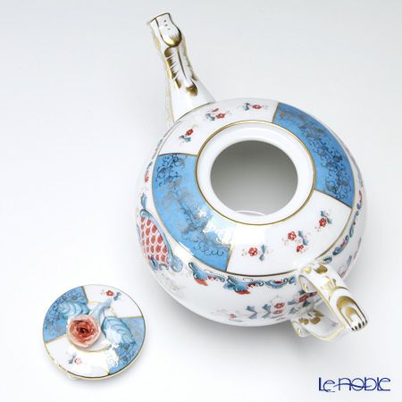 ヘレンド トゥッピーニの角笛 TCA 00608-0-09 ティーポット ローズ 400ml