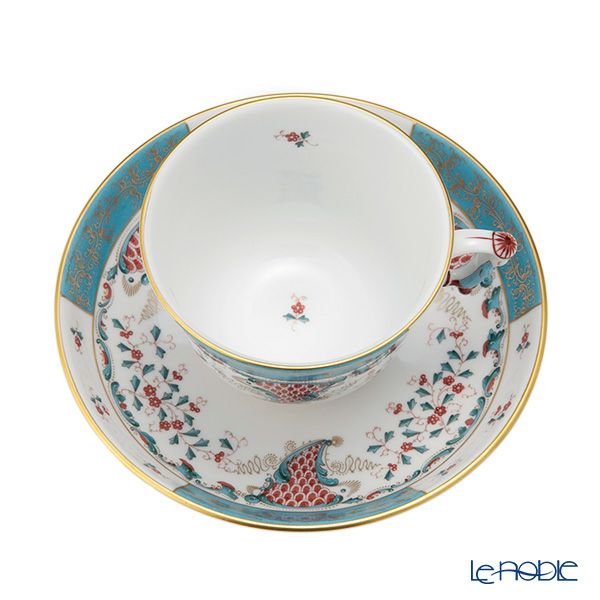 ヘレンド シノワズリ（中国趣味）トゥッピーニの角笛 TCA 03361-0-21 モーニングカップ＆ソーサー