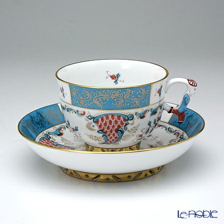 ヘレンド シノワズリ（中国趣味）トゥッピーニの角笛 TCA 03364-0-21 マンダリン ラージカップ＆ソーサー