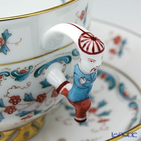 ヘレンド シノワズリ（中国趣味）トゥッピーニの角笛 TCA 03364-0-21 マンダリン ラージカップ＆ソーサー