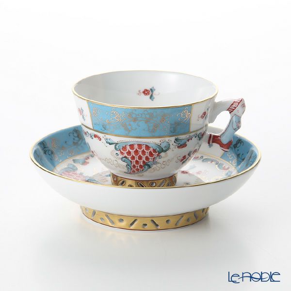 ヘレンド シノワズリ（中国趣味） トゥッピーニの角笛 TCA 03371-0-21 スモールカップ＆ソーサー