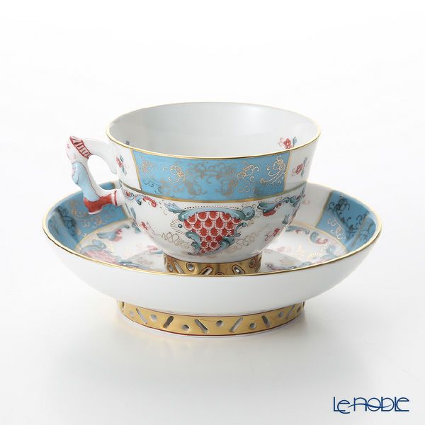 ヘレンド シノワズリ（中国趣味） トゥッピーニの角笛 TCA 03371-0-21 スモールカップ＆ソーサー