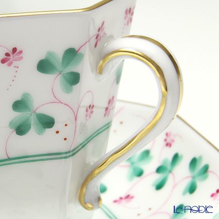 ヘレンド クローバー TC 04307-0-00 モカカップ＆ソーサー（オクタゴナル）