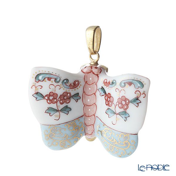 ヘレンド ペンダントトップ TCA 15524-0-47 バタフライ トゥッピーニの角笛
